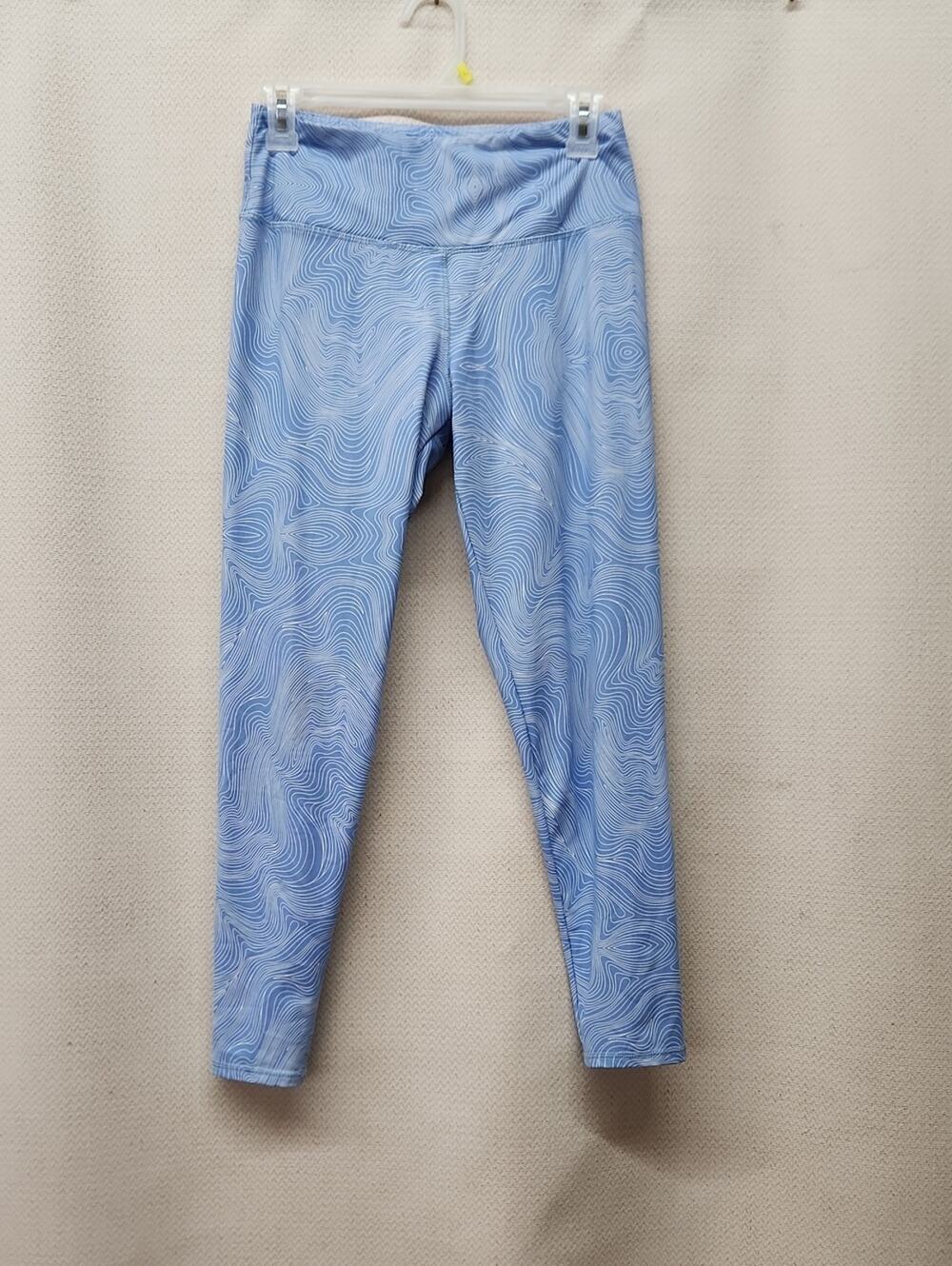 BCBGMaxAzria Blue Swirl Leggings